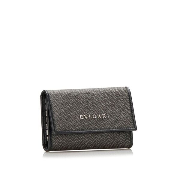 Bulgari Black Canvas Wallet  (Pre-Owned) - Picture 4 of 9